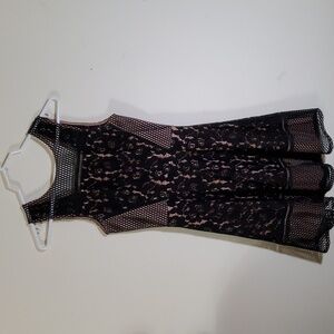 Black Swan Lace Sleeveless  Mini Dress Size 8